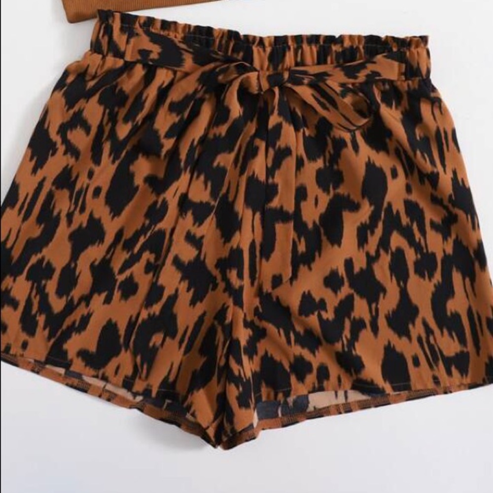 shein tie up shorts thinner breathable material